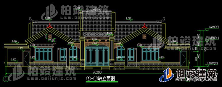 正立面图